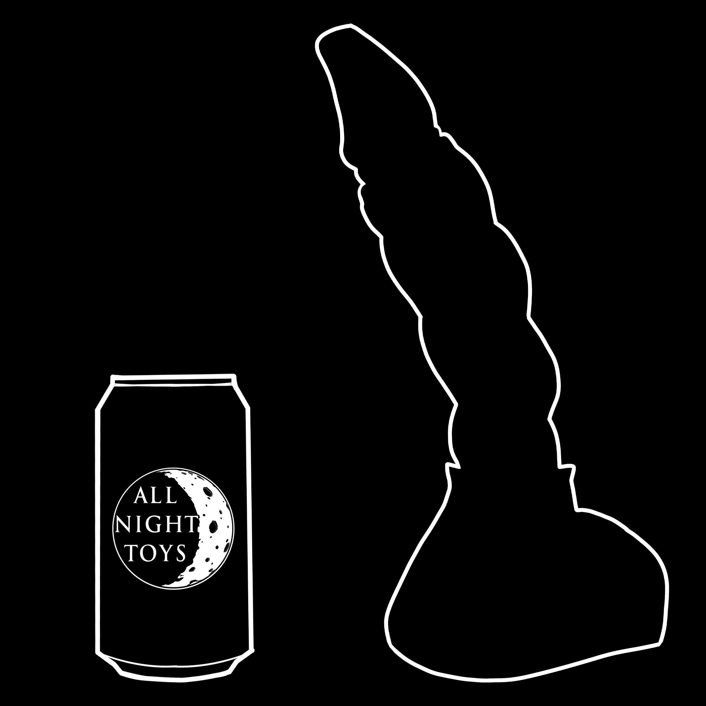 Man Bear Pig - Large - Black - Medium Firmness - Attachment Hole (Discounted) - Image 4